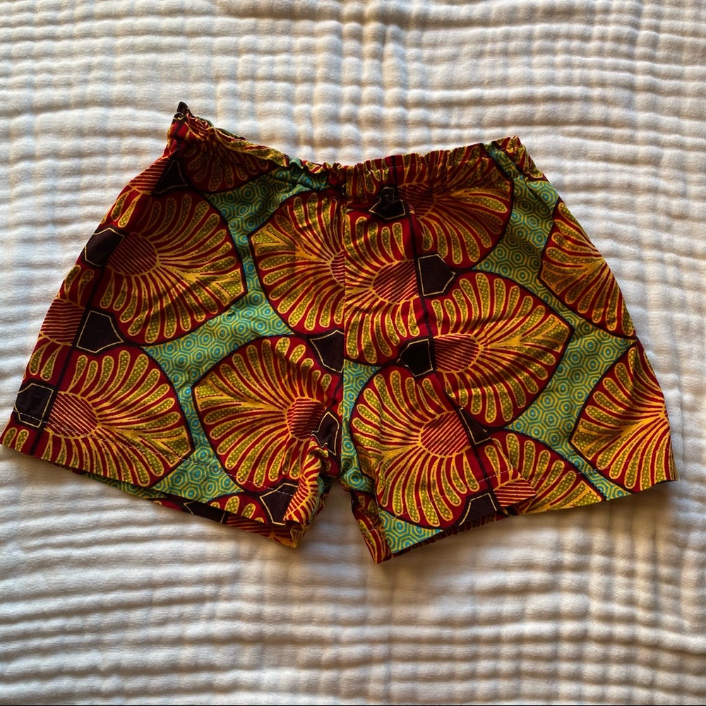 Rain People Wax Printed Kids’ Shorts